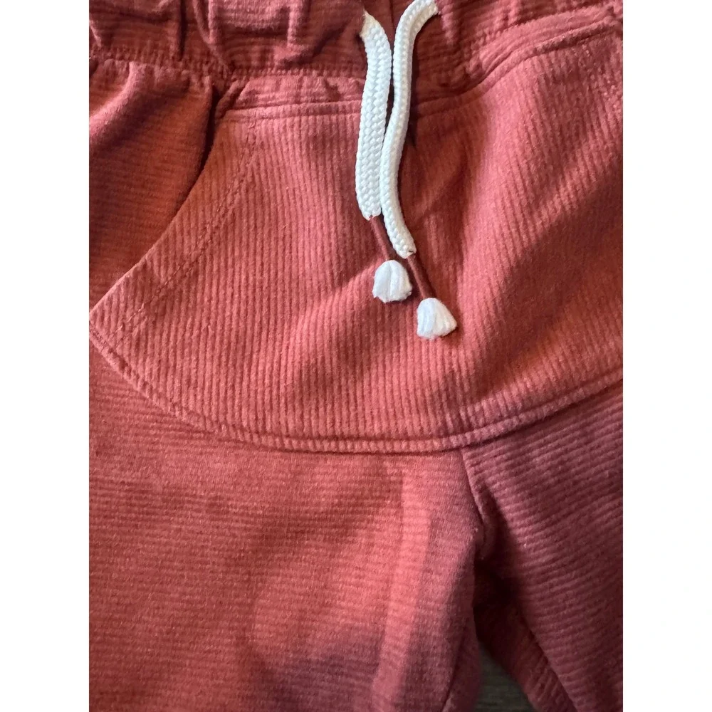 Cat & Jack Toddler Boys Girls Rust Ribbed Knit Jogger Pants Size 4T Terracotta